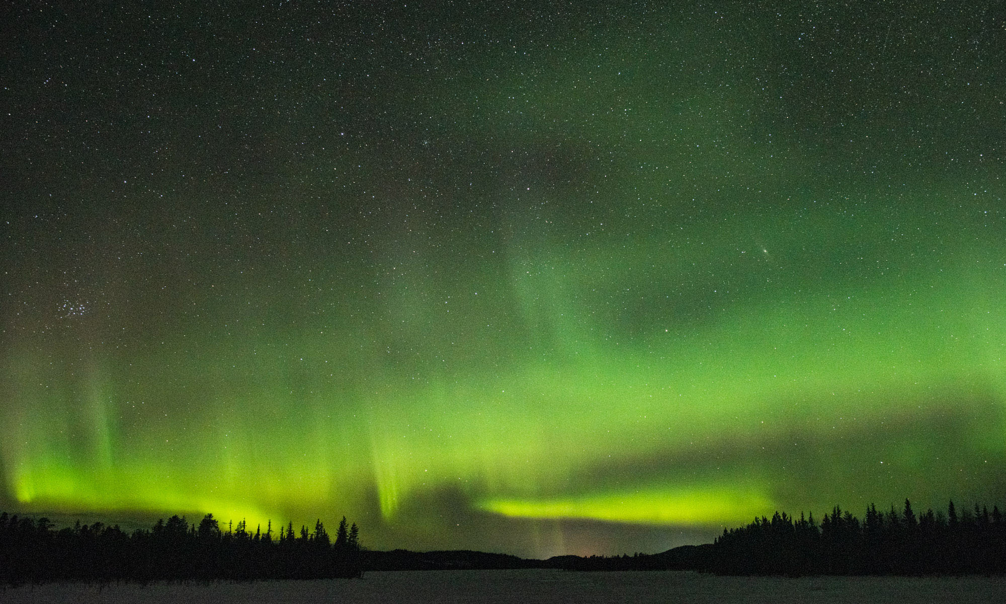 Nordlichter in Schwedisch Lappland